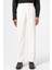Beyaz Çizgili Relaxed Fit Erkek Pantolon 1