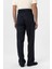 Lacivert Keten Karışımlı Erkek Baggy Pantolon 5