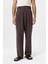 Kahve Pileli Baggy Fit Erkek Pantolon 2