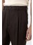 Kahve Keten Karışımlı Erkek Baggy Pantolon 4