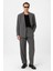 Gri Çift Pileli Baggy Fit Erkek Pantolon 5
