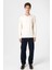 Ekru Relaxed Fit Basic Erkek T-Shirt 2