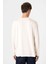 Ekru Relaxed Fit Basic Erkek T-Shirt 5