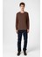 Kahve Relaxed Fit Basic Erkek T-Shirt 2