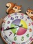 Sevimli Sincap Temalı Montessori Çocuk Odası Eğitici Duvar Saati 3