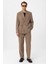Vizon Kuşaklı Relax Fit Erkek Blazer Ceket 3