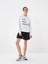 Kadın Beyaz Oversize Pamuklu Sweatshirt 2