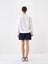 Kadın Beyaz Oversize Pamuklu Sweatshirt 4