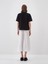 Kadın Siyah Oversize Pamuklu Basic Tişört 5