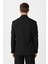 Siyah Kuşaklı Relax Fit Erkek Blazer Ceket 5