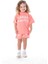 Pembe Kız Çocuk Şortlu Takım 1