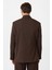 Kahve Kuşaklı Relax Fit Erkek Blazer Ceket 5