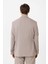 Bej Kuşaklı Relax Fit Erkek Blazer Ceket 4