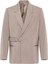 Bej Kuşaklı Relax Fit Erkek Blazer Ceket 5