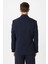 Lacivert Kuşaklı Relax Fit Erkek Blazer Ceket 3