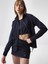 Kadın Lacivert Oversize Pamuklu Sweatmont 1