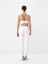 Kadın Beyaz Slim Fit Tayt 5