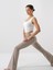 Kadın Naturel Slim Fit Tayt 1