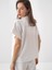 Kadın Beyaz Oversize Modal Bluz 4