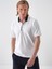 Erkek Beyaz Slim Fit Pamuklu Polo Yaka Tişört 1