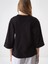 Kadın Siyah Oversize Pamuklu Bluz 4