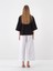 Kadın Siyah Oversize Pamuklu Bluz 5