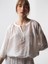 Kadın Beyaz Oversize Bluz 1