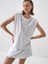 Kadın Beyaz Oversize Pamuklu Bluz 1