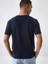 Erkek Lacivert Slim Fit Pamuklu Basic Tişört 4