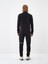 Erkek Siyah Slim Fit Pamuklu Sweatshirt 4