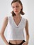 Beyaz Slim Fit Pamuklu Atlet 1