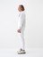 Beyaz Regular Fit Pamuklu Sweatmont 4