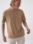 Erkek Camel Regular Fit Pamuklu Tişört 1