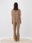Kadın Camel Oversize Pamuklu Bluz 5
