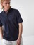 Erkek Lacivert Regular Fit Pamuklu Polo Yaka Basic Tişört 1