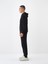 Siyah Regular Fit Pamuklu Sweatmont 3