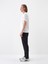 Erkek Beyaz Slim Fit Pamuklu Basic Tişört 3