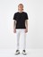 Erkek Siyah Slim Fit Pamuklu Basic Tişört 2