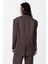Kahve 100% Keten Kadın Blazer Ceket 5