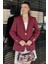 Kadın Düğme Detaylı Kruvaze Yaka Blazer Ceket P-00015646 2