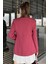 Kadın Düğme Detaylı Kruvaze Yaka Blazer Ceket P-00015646 3