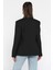 Kadın Düğme Detaylı Kruvaze Yaka Blazer Ceket P-00015646 3