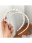 Saç Bantları Tarzı H129 2021 Hairbands Yeni Lüks Büyük Inci Çerçeve Kadın Kız Yay Ayçiçeği Kadın Saç Çemberler Saç Aksesuarları (Yurt Dışından) 5