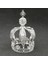 Gümüş Rengi Castle Metal Crown- Cake Crown Topper King Retro Siyah Headdress Barok Taç Süsleri (Yurt Dışından) 1