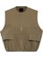 Haki Oversize Kadın Yelek 5