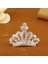 I Çocuk Kız Glitter Rhinestone Taç Toka Prenses Yay Küçük Firkete Mini Tiara Saç Tarak Klipler Kadınlar Düğün Parti Favor (Yurt Dışından) 5