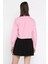 Uzun Kol Kadın Crop Top Gömlek 3