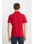%100 Pamuk Regular Fit Normal Kesim Kırmızı Polo Yaka Tişört 5