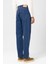 Açık Mavi Yüksek Bel Relaxed Fit Erkek Kot Pantolon 5