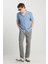 %100 Keten Regular Fit Normal Kesim Normal Bel Düz Paça Koyu Gri Pantolon 1